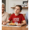 image:imageTstars I Paused My Game Shirt Boys Funny Gamer Kids Youth Video Game Tee  Soft cotton gamer tee great for video game fans gamer humor back to school Christmas youth boys giftRed