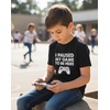 image:imageTstars I Paused My Game Shirt Boys Funny Gamer Kids Youth Video Game Tee  Soft cotton gamer tee great for video game fans gamer humor back to school Christmas youth boys giftBlack
