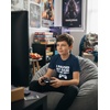 image:imageTstars I Paused My Game Shirt Boys Funny Gamer Kids Youth Video Game Tee  Soft cotton gamer tee great for video game fans gamer humor back to school Christmas youth boys giftHeather Navy