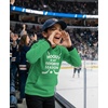 image:imageTstars Youth Hockey Hoodie Kids Goalie Player Fan My Favorite Season  Cozy fleece hockey hoodie great for young players and fans rink warmup cold weather goalie season giftGreen