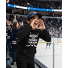 image:imageTstars Youth Hockey Hoodie Kids Goalie Player Fan My Favorite Season  Cozy fleece hockey hoodie great for young players and fans rink warmup cold weather goalie season giftBlack