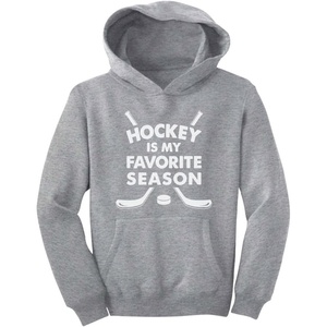 image:imageTstars Youth Hockey Hoodie Kids Goalie Player Fan My Favorite Season  Cozy fleece hockey hoodie great for young players and fans rink warmup cold weather goalie season giftGray