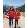 image:imageTstars 4th of July Kids Shirt Toddler Patriotic USA Boy Girl Flag Tee  Soft red white blue flag tee great for 4th of July parade BBQ family matching patriotic kids giftUsa 250th  Red