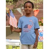 image:imageTstars 4th of July Kids Shirt Toddler Patriotic USA Boy Girl Flag Tee  Soft red white blue flag tee great for 4th of July parade BBQ family matching patriotic kids giftDino  California Blue