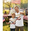 image:imageTstars 4th of July Kids Shirt Toddler Patriotic USA Boy Girl Flag Tee  Soft red white blue flag tee great for 4th of July parade BBQ family matching patriotic kids giftUsa 250th  White