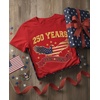 image:imageTstars 4th of July Kids Shirt Toddler Patriotic USA Boy Girl Flag Tee  Soft red white blue flag tee great for 4th of July parade BBQ family matching patriotic kids giftUsa 250th  Red