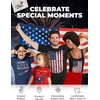 image:imageTstars 4th of July Kids Shirt Toddler Patriotic USA Boy Girl Flag Tee  Soft red white blue flag tee great for 4th of July parade BBQ family matching patriotic kids giftUsa 250th  Red