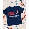image:imageTstars 4th of July Kids Shirt Toddler Patriotic USA Boy Girl Flag Tee  Soft red white blue flag tee great for 4th of July parade BBQ family matching patriotic kids giftIndependent  Navy