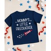 image:imageTstars 4th of July Kids Shirt Toddler Patriotic USA Boy Girl Flag Tee  Soft red white blue flag tee great for 4th of July parade BBQ family matching patriotic kids giftMommy  Navy