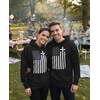 image:imageTstars Cross Hoodie Men Christian USA Flag Faith Patriotic Pullover  Cozy fleece faith cross hoodie great for church Christian gift patriotic USA flag 4th of July wearCross  Black