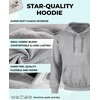 image:imageTstars Cross Hoodie Men Christian USA Flag Faith Patriotic Pullover  Cozy fleece faith cross hoodie great for church Christian gift patriotic USA flag 4th of July wearCross  Gray