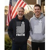 image:imageTstars Cross Hoodie Men Christian USA Flag Faith Patriotic Pullover  Cozy fleece faith cross hoodie great for church Christian gift patriotic USA flag 4th of July wearFaith  Black