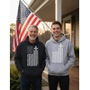 image:imageTstars Cross Hoodie Men Christian USA Flag Faith Patriotic Pullover  Cozy fleece faith cross hoodie great for church Christian gift patriotic USA flag 4th of July wearCross  Black