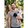 image:imageTstars Papa Bear Dad Baby Matching Shirt Bodysuit Funny Fathers Day Set  Soft cotton matching daddy and me set great for Fathers Day new dad baby shower family photo giftPapa Bear  Dad Gray  Baby GrayWhite