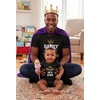 image:imageTstars Papa Bear Dad Baby Matching Shirt Bodysuit Funny Fathers Day Set  Soft cotton matching daddy and me set great for Fathers Day new dad baby shower family photo giftPrincess Man Black  Baby Black