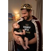 image:imageTstars Papa Bear Dad Baby Matching Shirt Bodysuit Funny Fathers Day Set  Soft cotton matching daddy and me set great for Fathers Day new dad baby shower family photo giftPrincess Man Black  Baby Black