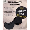image:imageTstars Papa Bear Dad Baby Matching Shirt Bodysuit Funny Fathers Day Set  Soft cotton matching daddy and me set great for Fathers Day new dad baby shower family photo giftPrincess Man Black  Baby Wow Pink