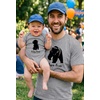 image:imageTstars Papa Bear Dad Baby Matching Shirt Bodysuit Funny Fathers Day Set  Soft cotton matching daddy and me set great for Fathers Day new dad baby shower family photo giftPapa Bear  Dad Gray  Baby Gray