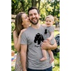 image:imageTstars Papa Bear Dad Baby Matching Shirt Bodysuit Funny Fathers Day Set  Soft cotton matching daddy and me set great for Fathers Day new dad baby shower family photo giftPapa Bear  Dad Gray  Baby Gray