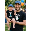 image:imageTstars Papa Bear Dad Baby Matching Shirt Bodysuit Funny Fathers Day Set  Soft cotton matching daddy and me set great for Fathers Day new dad baby shower family photo giftPapasaur Black  Baby Black