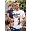 image:imageTstars Papa Bear Dad Baby Matching Shirt Bodysuit Funny Fathers Day Set  Soft cotton matching daddy and me set great for Fathers Day new dad baby shower family photo giftAll American  White Dad  Navy Baby
