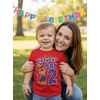 image:imageTstars Paw Patrol Chase 2nd Birthday Shirt Toddler Boy 2 Year Old Tee  Soft licensed Chase tee for turning two great for 2nd birthday pup party two year old boy photo gift2nd Birthday  Red