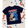 image:imageTstars Paw Patrol Chase 2nd Birthday Shirt Toddler Boy 2 Year Old Tee  Soft licensed Chase tee for turning two great for 2nd birthday pup party two year old boy photo giftUsa 2nd  Navy