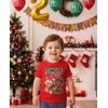image:imageTstars Paw Patrol Chase 2nd Birthday Shirt Toddler Boy 2 Year Old Tee  Soft licensed Chase tee for turning two great for 2nd birthday pup party two year old boy photo giftXmas 2nd  Red