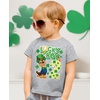 image:imageTstars Paw Patrol Chase 2nd Birthday Shirt Toddler Boy 2 Year Old Tee  Soft licensed Chase tee for turning two great for 2nd birthday pup party two year old boy photo giftSt Patrick 2nd  Gray