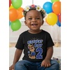 image:imageTstars Paw Patrol Chase 2nd Birthday Shirt Toddler Boy 2 Year Old Tee  Soft licensed Chase tee for turning two great for 2nd birthday pup party two year old boy photo gift2nd Birthday  Black