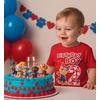 image:imageTstars Paw Patrol Chase 2nd Birthday Shirt Toddler Boy 2 Year Old Tee  Soft licensed Chase tee for turning two great for 2nd birthday pup party two year old boy photo giftValentine 2nd  Red