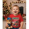 image:imageTstars Paw Patrol Chase 2nd Birthday Shirt Toddler Boy 2 Year Old Tee  Soft licensed Chase tee for turning two great for 2nd birthday pup party two year old boy photo giftXmas 2nd  Red