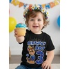 image:imageTstars Paw Patrol Chase 3rd Birthday Shirt Toddler Boy 3 Year Old Tee  Soft licensed Chase tee for turning three great for 3rd birthday pup party three year old boy gift3rd Birthday  Black