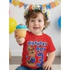 image:imageTstars Paw Patrol Chase 3rd Birthday Shirt Toddler Boy 3 Year Old Tee  Soft licensed Chase tee for turning three great for 3rd birthday pup party three year old boy gift3rd Birthday  Red