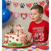 image:imageTstars Paw Patrol Chase 3rd Birthday Shirt Toddler Boy 3 Year Old Tee  Soft licensed Chase tee for turning three great for 3rd birthday pup party three year old boy giftValentine 3rd  Red