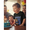 image:imageTstars Paw Patrol Chase 3rd Birthday Shirt Toddler Boy 3 Year Old Tee  Soft licensed Chase tee for turning three great for 3rd birthday pup party three year old boy gift3rd Birthday  Black