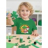 image:imageTstars Paw Patrol St Patricks Day Easter Shirt Toddler Kids Shamrock  Soft licensed Paw Patrol tee great for St Patricks Day Easter lucky shamrock party toddler kids giftPatrick Happy  Green