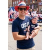 image:imageTstars USA Flag American 4th of July Dad amp Baby Matching Outfits Dad Navy MediumBaby Navy 6M 36M