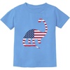 image:imageTstars 4th of July Kids Shirt Toddler Patriotic USA Boy Girl Flag Tee  Soft red white blue flag tee great for 4th of July parade BBQ family matching patriotic kids giftDino  California Blue