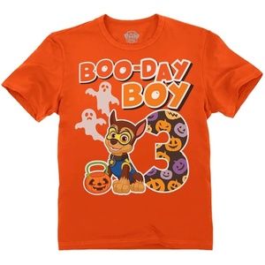 image:imageTstars Paw Patrol Chase 3rd Birthday Shirt Toddler Boy 3 Year Old Tee  Soft licensed Chase tee for turning three great for 3rd birthday pup party three year old boy giftHalloween 3rd  Orange