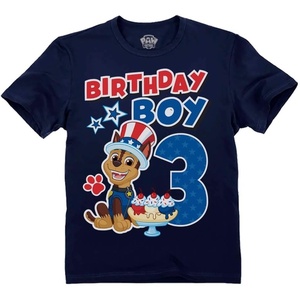 image:imageTstars Paw Patrol Chase 3rd Birthday Shirt Toddler Boy 3 Year Old Tee  Soft licensed Chase tee for turning three great for 3rd birthday pup party three year old boy giftUsa 3rd  Navy